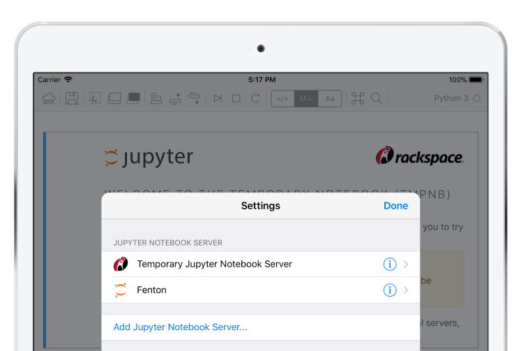 Juno Connect server configurations