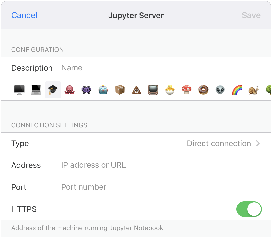 How to Connect an iPad to a Jupyter Notebook Server with SSH.